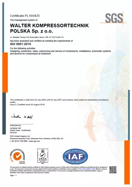 Certyfikat ISO2
